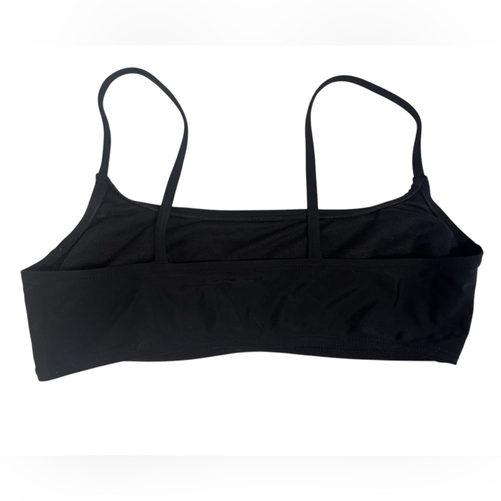 Junior women’s Wild Fable black unlined swim bikini top size M